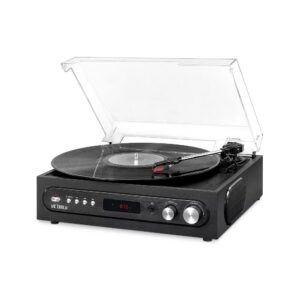 Tocadiscos Bluetooth Con Radio Fm 3 En 1 Victrola Vta-65-blk