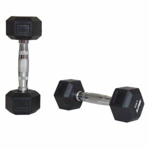 Mancuernas Hexagonales 2,5 Kg Pesas El Par Gym Crossfit