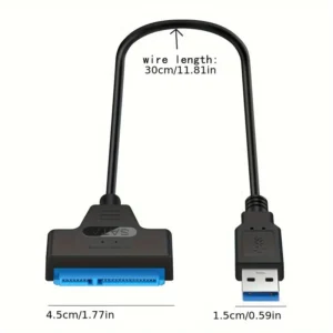 Cable Adaptador De Disco Duro Usb 3.0 A 2.5 Sata Iii